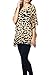 82 Days Women'S Poly Span Various Print Butterfly Sleeve Tunic - Print