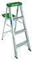 Werner 354 225-Pound Duty Rating Aluminum Stepladder, 4-Foot