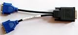 Splitter Y-Kabel DMS-59 an 2x VGA, schwarz [8461]