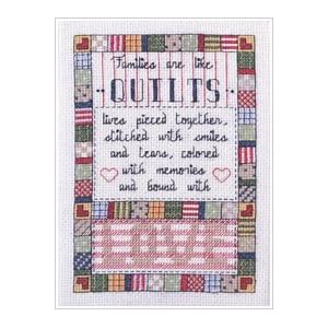 Families Are Like Quilts (Counted Cross Stitch Kit) (43163)