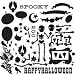 Cosmo Cricket Blackboard Shapes - 64PK/Haunted