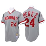 Cincinnati Reds Authentic 1976 Tony Perez Road Jersey By Mitchell & Ness Size 52