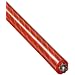 Loos Stainless Steel 302/304 Wire Rope, Vinyl Coated, 7x7 Strand Core, Red