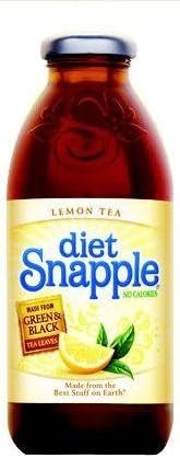 Diet Snapple, Lemon Tea, 6 bottles, 16 fl. oz. ea.