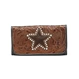 American West Rodeo Star Collection Ladies Tri Fold Wallet by American West