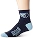 For Bare Feet NBA Memphis Grizzlies Men's Team Quarter Socks, Large