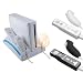 8 in 1 Charger Stand Dock +Skin for Nintendo Wii Remote