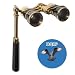 Hqrp 3 X 25 Theatre Opera Glass / Glasses / Binocular Black 