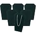 6 Black Velvet Necklace Pendant Chain Earring Display Stands