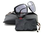 41gkIVxauZL. SL160  Gucci Womens 3108 Shiny Black Frame/Dark Grey Lens Plastic Sunglasses