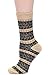 Zando Womens Wool Socks Winter Athletic Socks Crew Sock Warm Hiking Merino Wool Socks Soft Thick Mid Calf New Dark Stripe