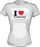 I Heart LOVE CAMEEL TOE CAMELTOE Women's Babydoll tee Shirt in 4 Colors Small thru XL