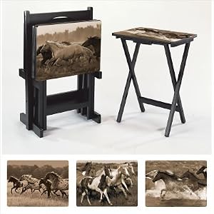 Morning Run TV Tray (Set of 4) by 