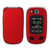 iNcido Brand Samsung Convoy2 U660 Cell Phone Rubber Red Protective Case Fac ....