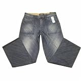 Marc Ecko - Ecko Unlimited Mens Washed Blue Baggy Fit Denim Jeans