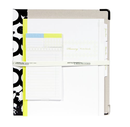 Russell+Hazel, Wedding Binder, Black/White Pattern (50812)