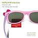 RIVBOS RBK002 Rubber Flexible Kids Polarized Sunglasses for Baby and Children Age 3-10 (Mirrored Lens Available)