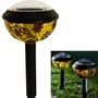 Lot de 2 - Mini Balise Solaire Style "Tiffany" - indiscount �
