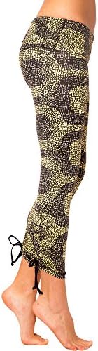 Balance Fitwear 3020 - Fold Over w/ Bow Mosaic Yellow