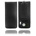 Apple iPod Nano 5th Generation Leather Flip Case Cover - Black