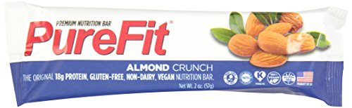 PureFit  Nutrition Bar, Almond Crunch, 2-Ounce Bars (Pack of 15)