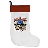 Christmas Stocking Bad Bones Skulls