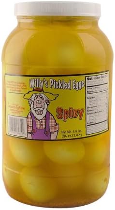 Willamette Egg Farms PK910 Willy's Pickled Eggs Spicy (SET OF 168 PER CASE)
