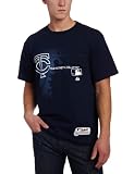 MLB Men's Minnesota Twins Authentic Collection Change Up Short Sleeve Basic Tee by Majestic (Athletic Navy, X-Large)