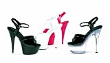 Ellie Shoes - 609-JULIET, 6 Pointed Stiletto Sandal in 5 Colors