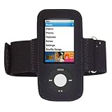 Black Sports Gym Jogging Armband for New Apple iPod Nano 5th Generation 5G (with Video Camera) 8GB & 16GB Guide
