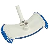 Splash Pools Wide Vacuum with Side Brush and Cast Iron Weight