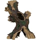 PETCO Tree Log Aquatic Décor, Large, Color:Brown