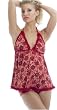 The Olian 2pc. Ruffle Trimmed Open Back Tankini Swimsuit