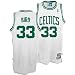 Larry Bird Jersey: adidas White Throwback Swingman #33 Boston Celtics Jersey - X-Large