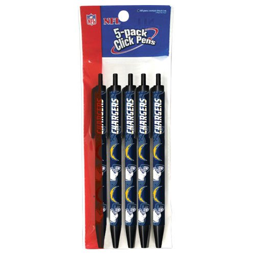 NFL San Diego Chargers Disposable Click Pens