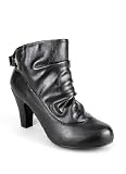 Knot Back Leatherette Bootie