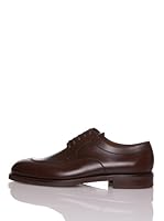 George's Zapatos Cordones Blucher Noruego (Marrón Oscuro)