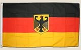 Flagge Deutschland mit Adler - 90 x 150 cm