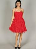Glitter Dot Mesh Cocktail Formal for Bridesmaid Formal Prom