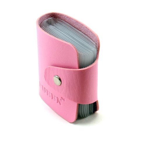 PUEEN Nail Stamp Plate Synthetic Leather Case Holder Organizer Nail Image Stamping Plates Case - Pick Your Color