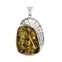 Amber Pendant set in .925 Sterling Silver