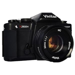 Vivitar VIV-V3800-50 SLR Camera with 50mm Lens