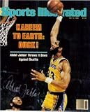 Signed Abdul-Jabbar, Kareem (Los Angeles Lakers) 8x10 Photo