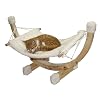 Kerbl H�ngematte SIESTA, wei� mit Holzgestell,73 x 36 x 34 cm