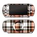 Copper Plaid Design Decorative Protector Skin Decal Sticker for PSP Slim & PSP Lite PSP2000