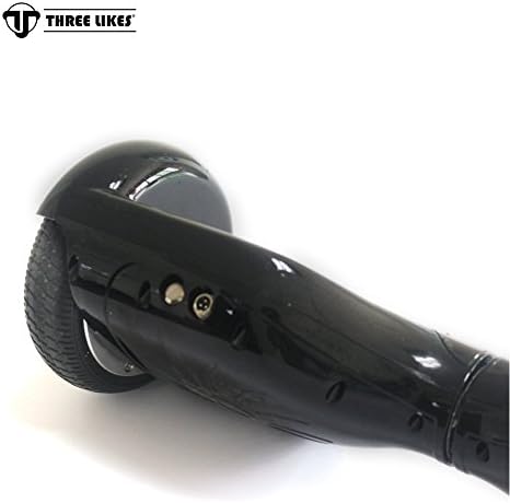 THREE LIKES Two Wheels Smart Self Balancing Scooters Electric Drifting Board Personal Adult Transporter with LED Light (Black1, Only Scooter)