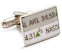 Stock Market Ticker Financial Cufflinks Cuff Links