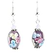 Murano Glass Earrings - Emily Purple