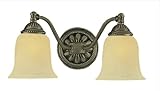 IMAGE OF Crystorama 682-AB Oxford Bath Sconce, Ivory Faux Alabaster Glass - Antique Brass Finish