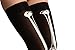 LissKiss Black With Printed Skeleton Bones (Halloween) - Stockings